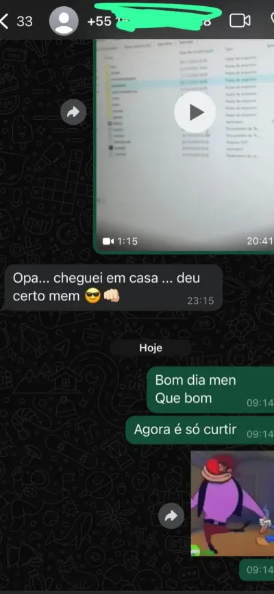 Avaliação positiva